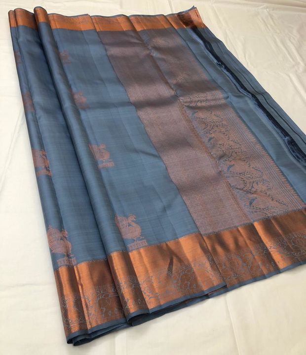 Kanchipuram pure silk saree uploaded by Lucky Trendy Fashions on 7/13/2021