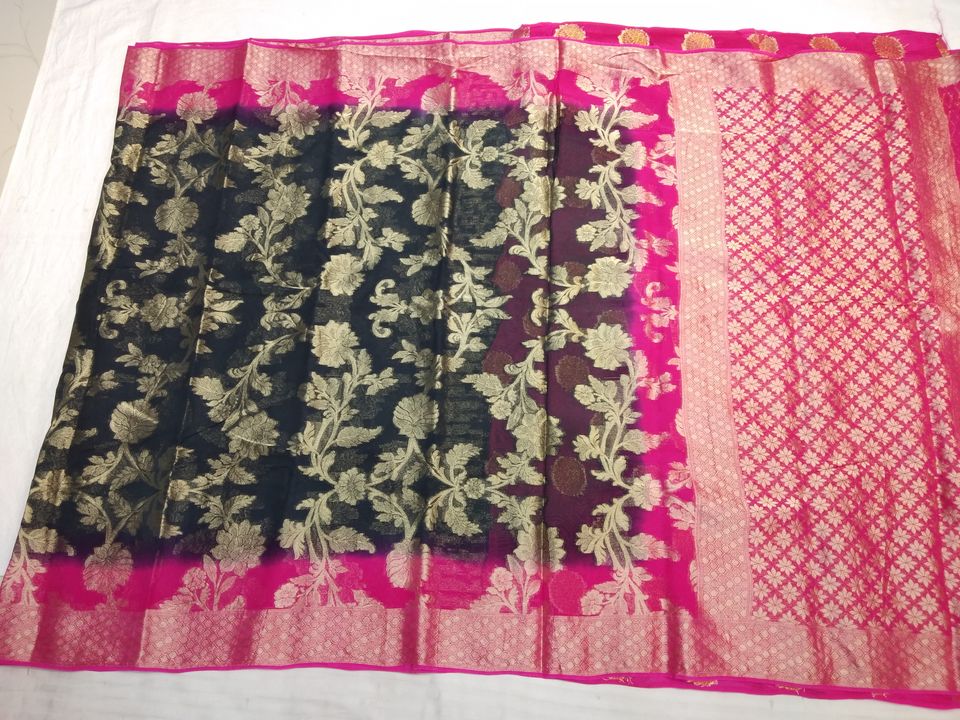 Jeorgette sarees  uploaded by business on 7/13/2021