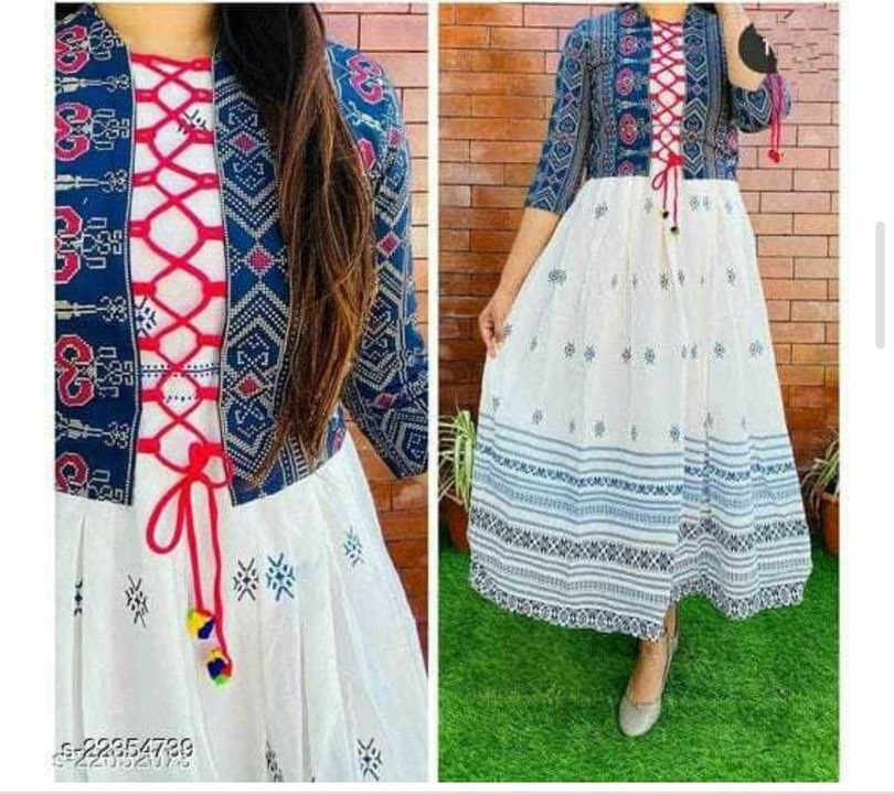 Post image I want 100 Readymade kurti of Woman wastewater gowns .
Chat with me only if you offer COD.
Below are some sample images of what I want.