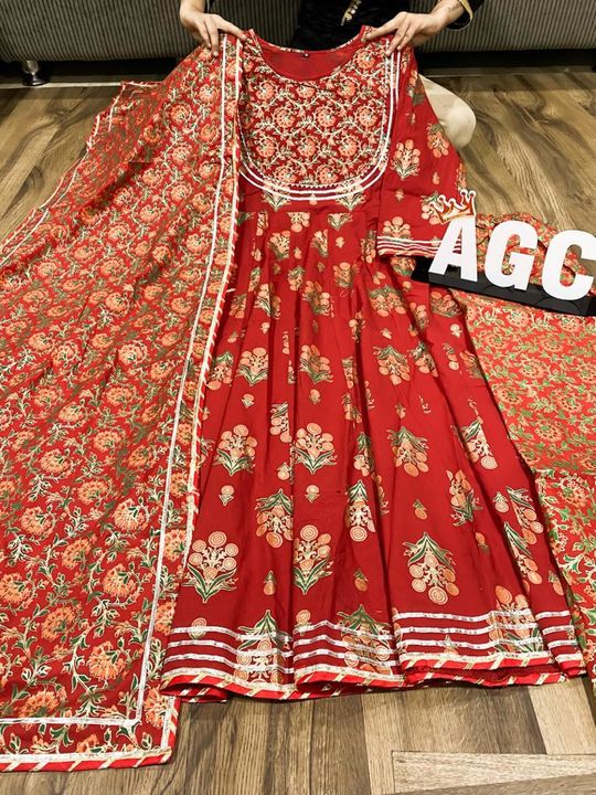 Anarkali Gown Dress uploaded by Suman collection on 7/13/2021