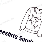 Business logo of TEESHRTS SURPLUS CLOTHING based out of East Delhi