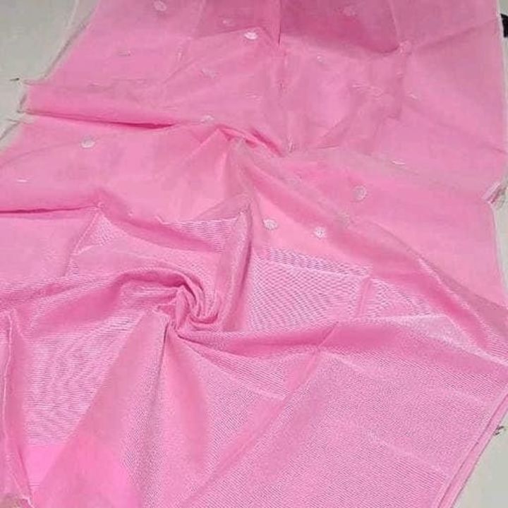 matka silk muslin oranzaga half  saree uploaded by Bhagalpuri silk fabric on 7/13/2021