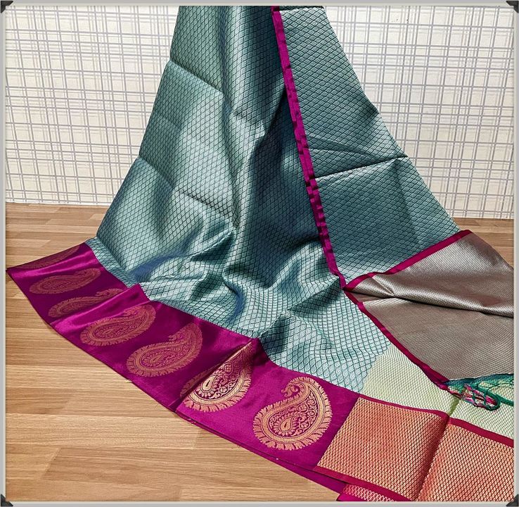 Post image Banarasi Kora muslin tanchui soft silk. Premium quality. Available in single and bulk. Contact me on 7905691309