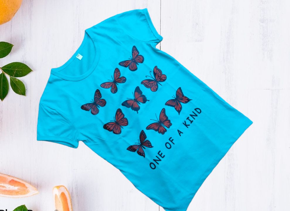KIDS GIRLS T-SHIRT WITH PRINT* uploaded by Valsackapparels tiruppur on 7/14/2021