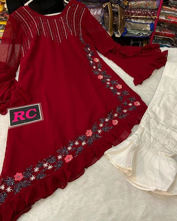 Kurti pant uploaded by Mother& daughter collection on 7/14/2021