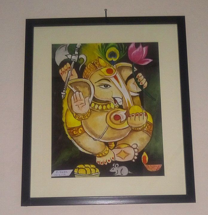 Ganesha Painted : Framed uploaded by business on 8/22/2020