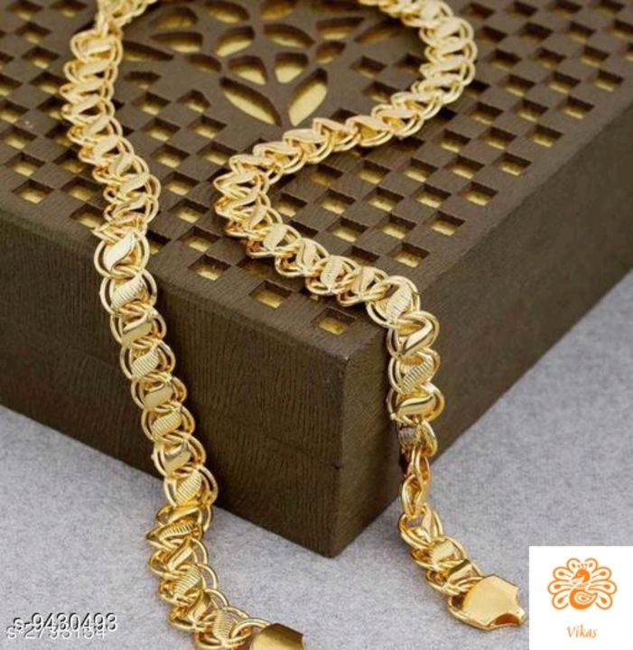 Artificial gold chain uploaded by business on 7/15/2021