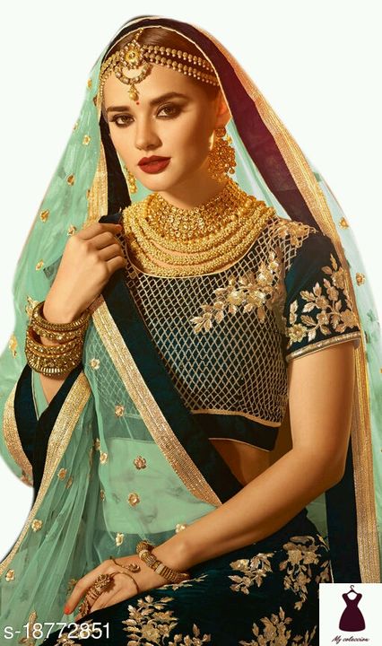 Heavy lehnga uploaded by My collection on 7/15/2021