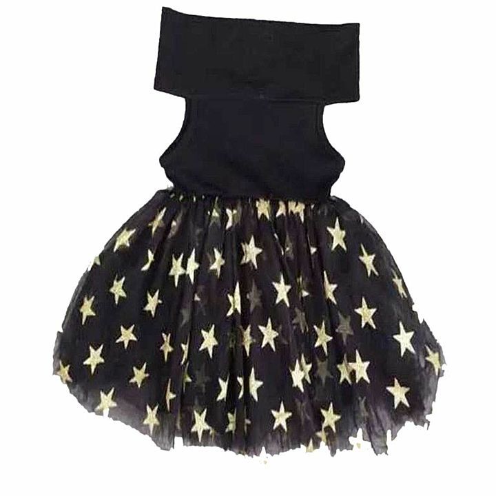 Hopscotch Baby Girls Polycotton Star Print Half Sleeves Dress in Black Color
 uploaded by My Shop Prime on 8/22/2020