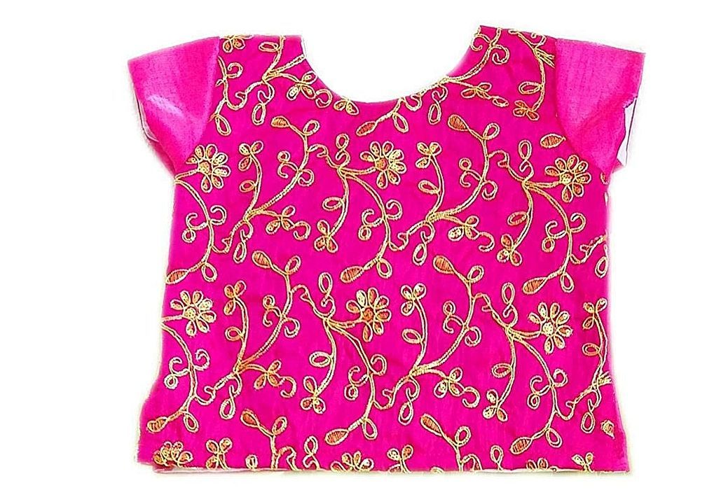 Pista green and Magenta combo Babygirl's partywear Designer Lehenga choli set (6 months-8 years)
 uploaded by My Shop Prime on 8/22/2020
