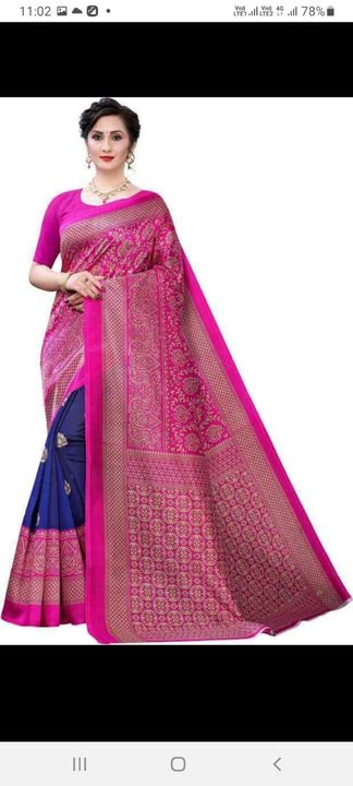 Art silk saree uploaded by business on 7/15/2021