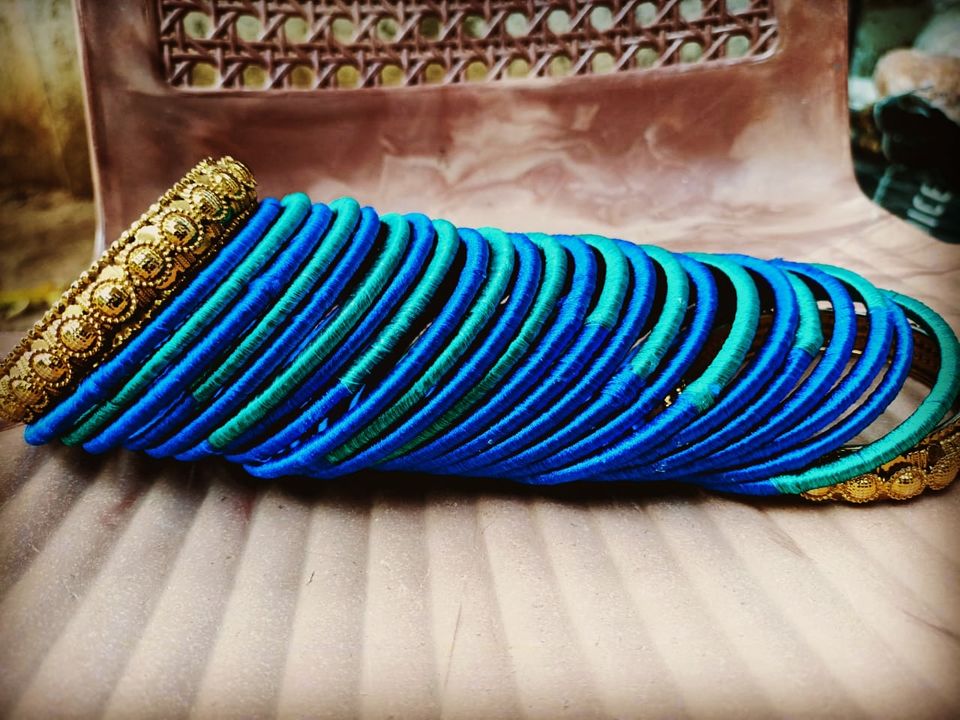 Silk Thread Bangles  uploaded by business on 7/15/2021