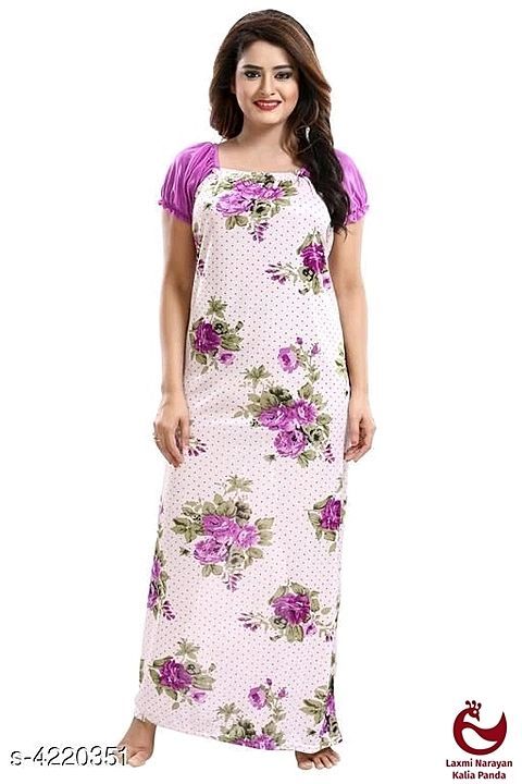 Aradhya Adorable Women Nightsuits & Nightdresses

Fabric: Satin
 Sleeve Length: Short Sleeves
 Patte uploaded by Kalia panda on 8/22/2020
