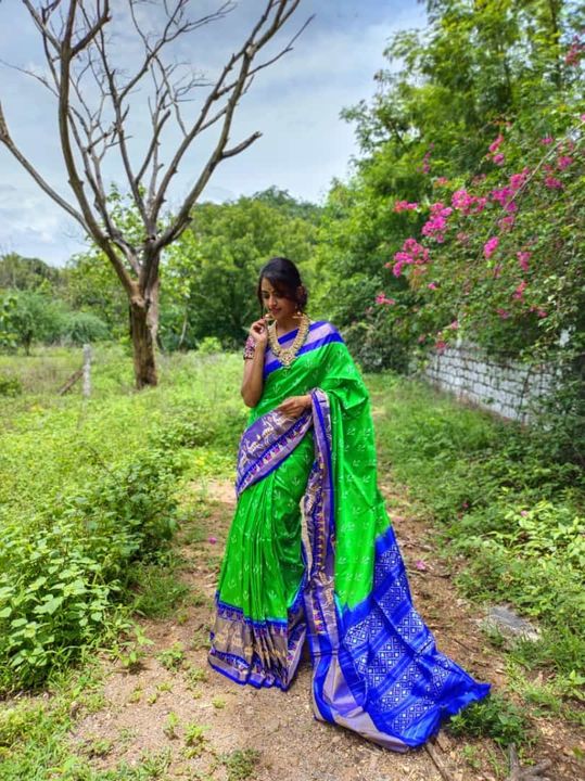 Ikat saree uploaded by business on 7/15/2021