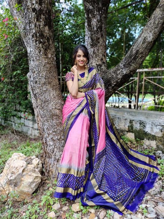 Ikkat saree uploaded by business on 7/15/2021