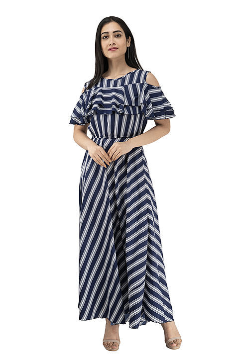 Milkyway Trendy Women poly Crepe dress uploaded by business on 5/28/2020