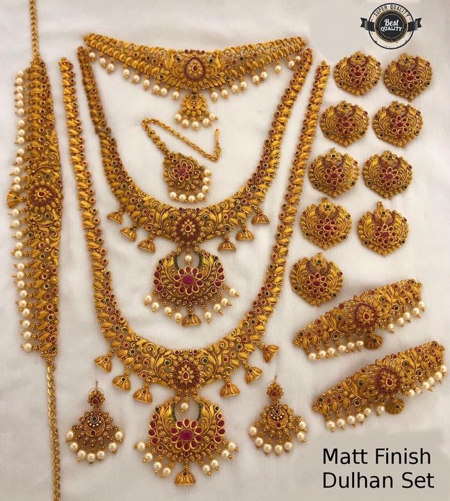 Matte finish jewellery  uploaded by VJoe Fashion on 7/15/2021