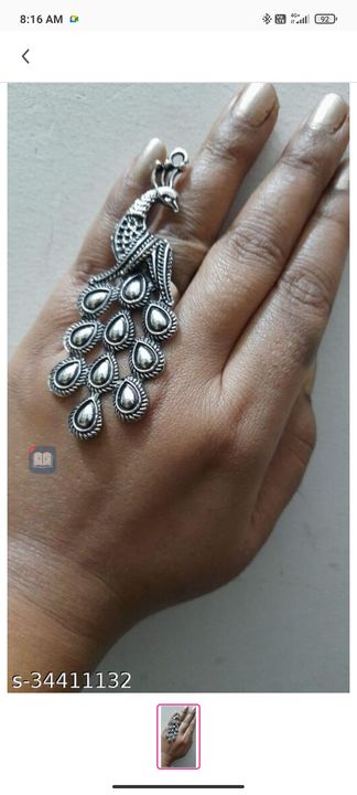 Oxidised ring  uploaded by Pinky Trivedi on 7/16/2021