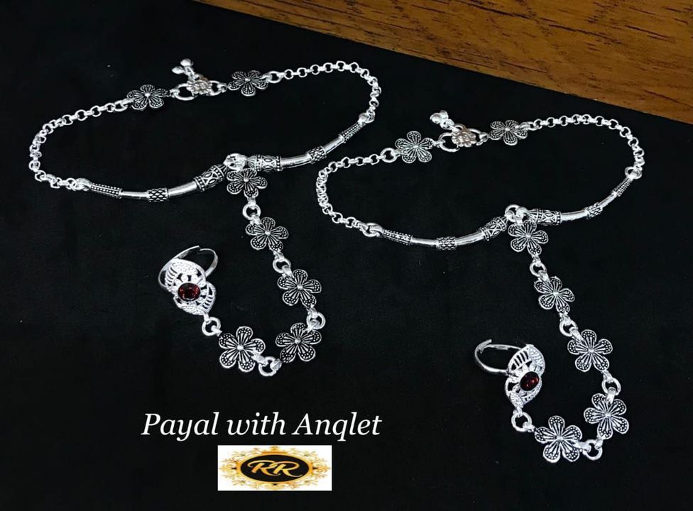 High Quality Silver Plating Payal with Anklet Only RS520/-

*ONLINE PAYMENT ONLY*

*FREE SHIPPING FR uploaded by SN creations on 7/16/2021