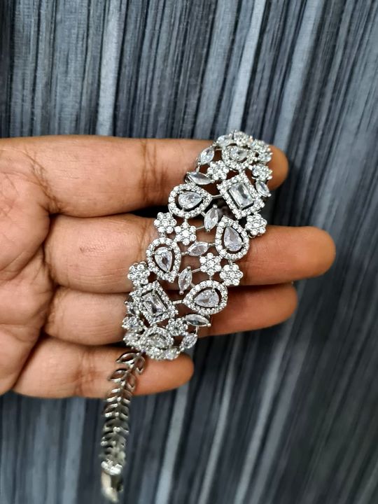 Zircone Diamond Bracelet  uploaded by SB BAGS AND JEWELLER on 7/16/2021