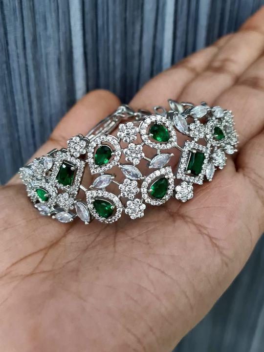 Zircone Diamond Bracelet  uploaded by SB BAGS AND JEWELLER on 7/16/2021