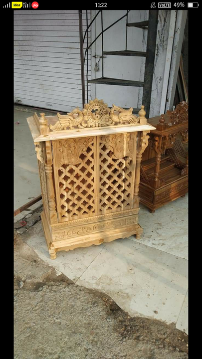 Burmateak wood door temple uploaded by business on 7/16/2021
