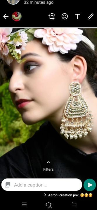 Kundan earrings uploaded by Rajputana's on 7/16/2021