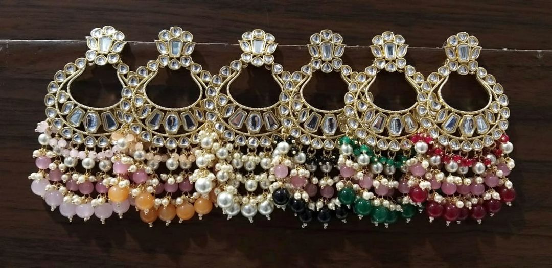 Kundan earrings uploaded by Rajputana's on 7/16/2021