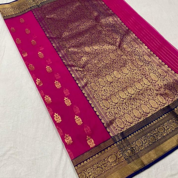 Chanderi silk saree  uploaded by business on 7/16/2021