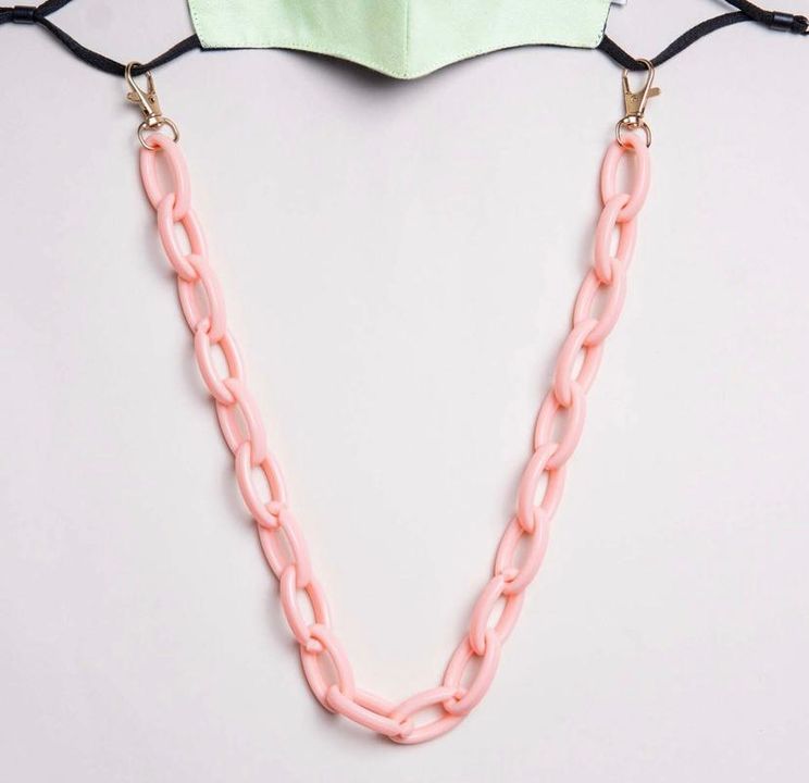 Acrylic mask chain uploaded by PERFECT PONYTAILS on 7/16/2021