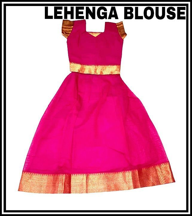 Post image Hey! Checkout my new collection called KIDS LEHENGA BLOUSES IN PURE COTTON.