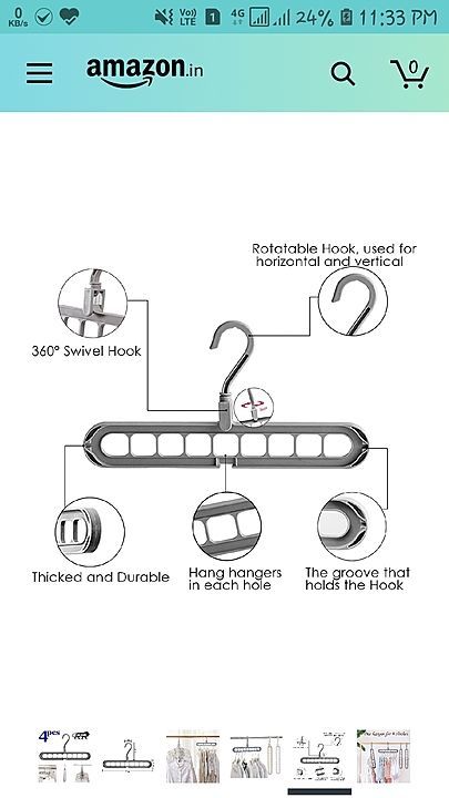 HANGER NEW ROTATING ANTI SKID FOLDING uploaded by business on 8/22/2020