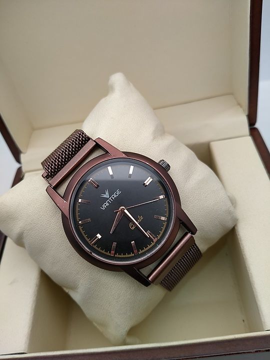Post image New Men's Designer Megnet watch with 6 month machine warranty come with brand box