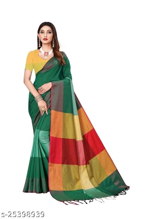 Fabric saree uploaded by business on 7/17/2021