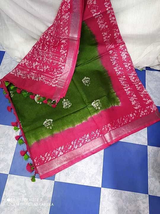 Post image Hii
I am manufacturer linen Saree and all types Saree available here plz contact my what's up 
7050450997