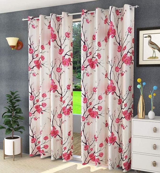 Printed crush curtains uploaded by SIMMI INTERNATIONAL on 7/17/2021