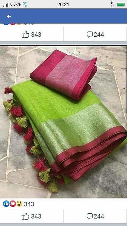 Post image Hurry! This items is few left in stock. It is LINEN BY LINEN NEW TRADITIONAL SAREE ONLY FOR ME MY WHATSAPP NO 6202743545

SO MOST WLCM WHOLESALER AND RESALERS