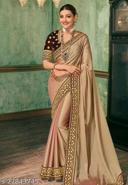 Post image I want 1 Pieces of Golden colour saree partywear.
Chat with me only if you offer COD.
Below is the sample image of what I want.