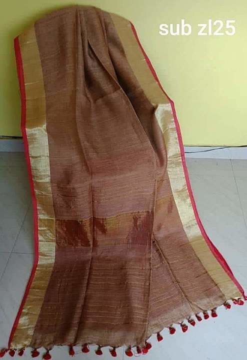Linen Saree  uploaded by business on 8/23/2020