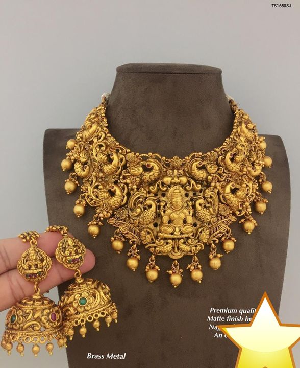 Temple choker set uploaded by Traditional Jewellery on 7/17/2021