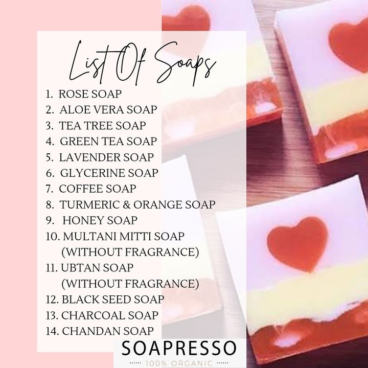 Soap catalogue  uploaded by Soapresso on 7/17/2021