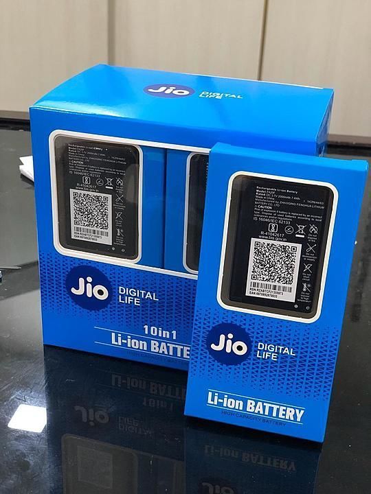 Jio battery with mrp uploaded by Shree Karn Enterprises on 8/23/2020