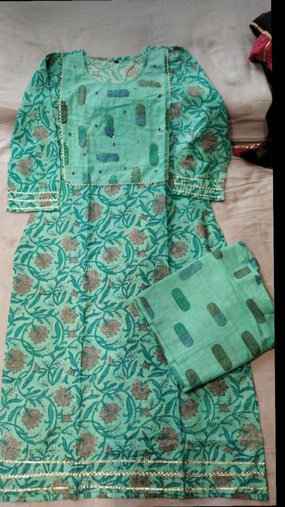 Kurti with pent with no.1 quailty fabric uploaded by Avi kurtis on 7/17/2021