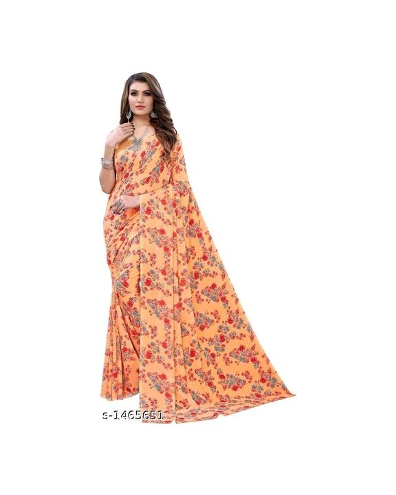 Tiya Georgette Sarees uploaded by business on 7/18/2021