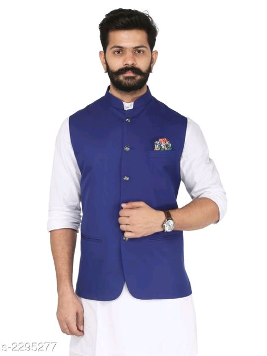 Men's Stylish Cotton Viscous Blend Printed Ethnic Jackets Vol 1 uploaded by Asd Fashion Factory on 7/18/2021