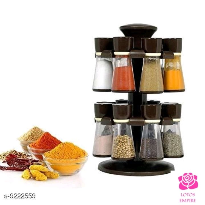 Catalog Name:*Unique Spice Racks*
Material: Plastic
Pack: Pack of 1
length: 14.5 cm
breadth: Variabl uploaded by LOTOS EMPIRE on 7/18/2021
