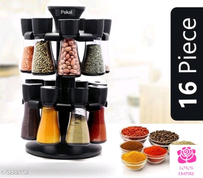 Catalog Name:*Unique Spice Racks*
Material: Plastic
Pack: Pack of 1
length: 14.5 cm
breadth: Variabl uploaded by business on 7/18/2021