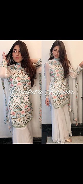 ♥ PRESENTING NEW KURTI-PLAZZO SET♥

♥ GOOD QUALITY GEORGETTE TOP WITH BEAUTIFUL FULLY EMBROIDERED &  uploaded by business on 8/23/2020