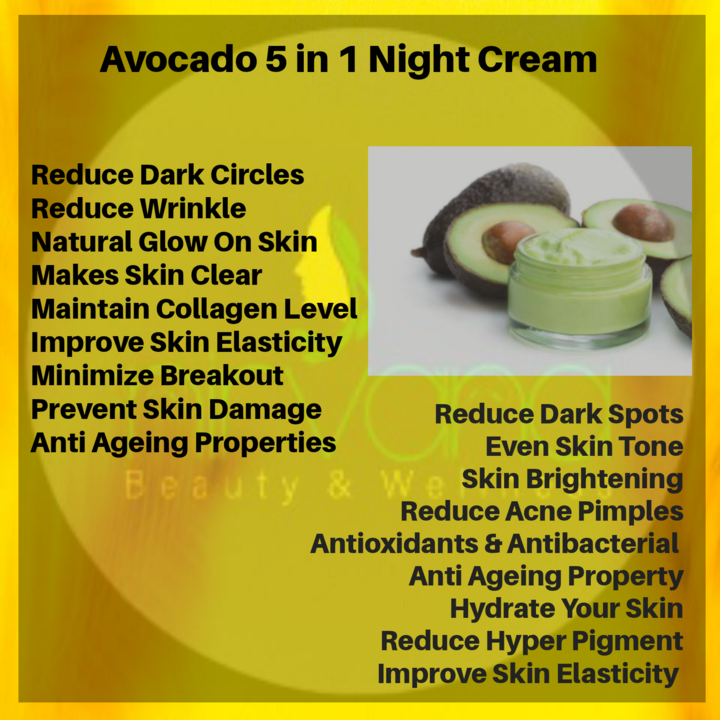 Avocado Night Fairness Cream  uploaded by Nirvana Organic Beauty on 7/18/2021