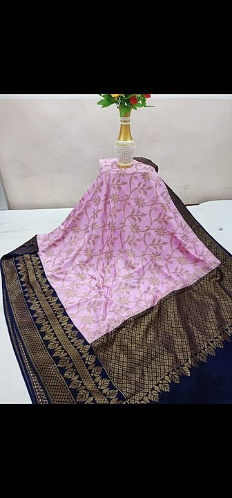 Post image *Ansari textile's*
From Varanasi.
No.1 banarsi Sarees.
Colour 100% Guarantee.
Gpay. 8318168634.
Paytm .8318168634.
 Shipping charge extra  .